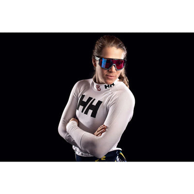 Солнцезащитные очки BLIZ Fusion Nano Optics Nordic Light, матовая черная оправа Begonia с синими мультилинзами ZB70050633