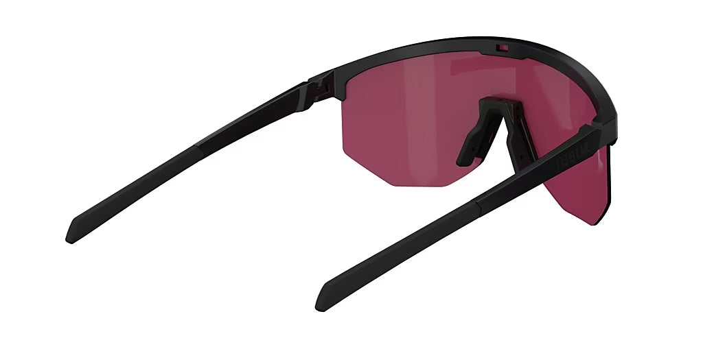 BLIZ Hero Güneş Gözlüğü Nano Optics Nordic Light Matt Black Frame Begonia With Blue Multi Lens ZB70100242