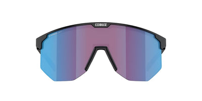 Солнцезащитные очки BLIZ Hero Nano Optics Nordic Light, матовая черная оправа Begonia с синими мультилинзами ZB70100242