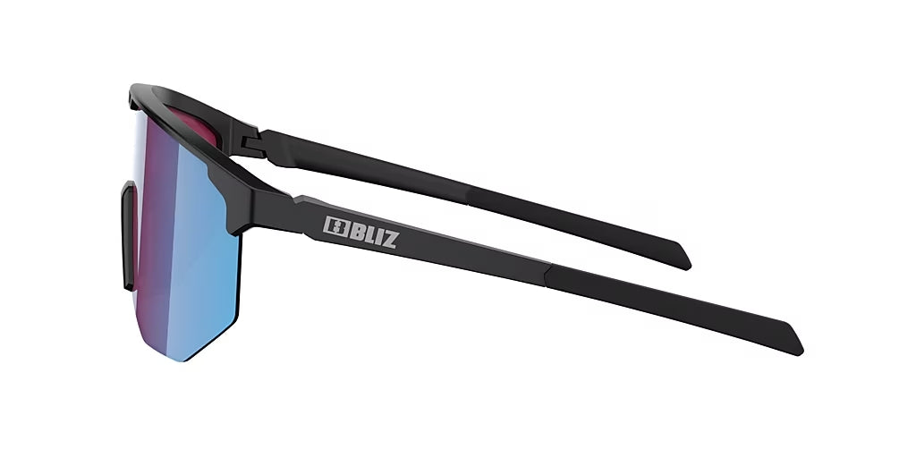 BLIZ Hero Güneş Gözlüğü Nano Optics Nordic Light Matt Black Frame Begonia With Blue Multi Lens ZB70100242