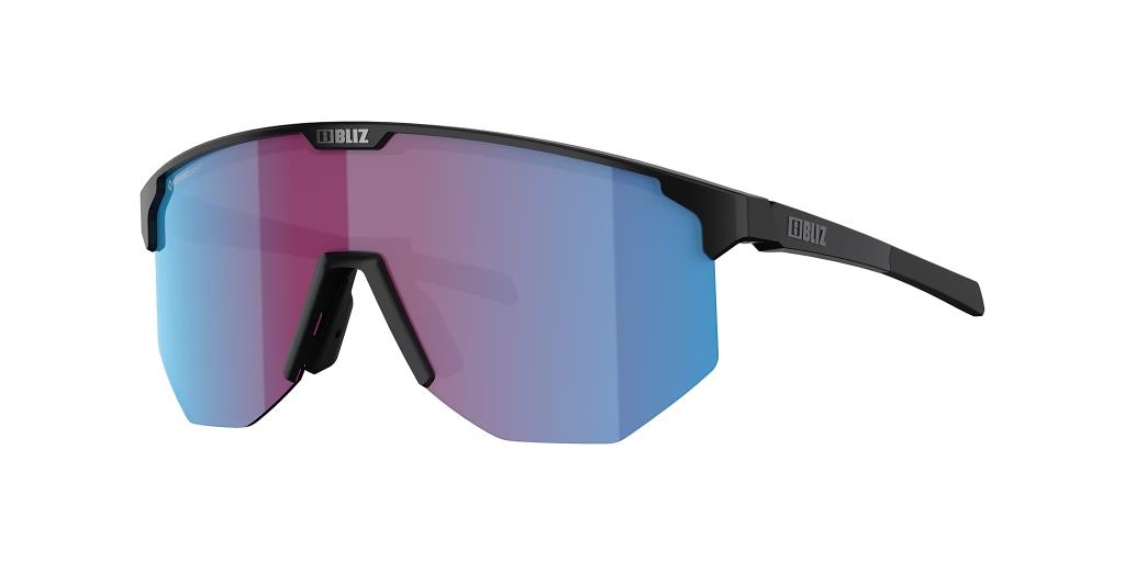 BLIZ Hero Güneş Gözlüğü Nano Optics Nordic Light Matt Black Frame Begonia With Blue Multi Lens ZB70100242