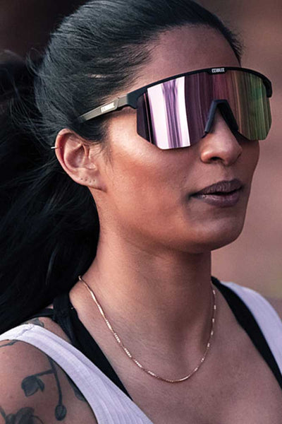 Солнцезащитные очки BLIZ Hero Nano Optics Nordic Light, матовая черная оправа Begonia с синими мультилинзами ZB70100242