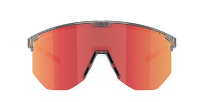 BLIZ Hero Güneş Gözlüğü Transparent Dark Grey Frame Brown With Red Multi Lens ZB70100642