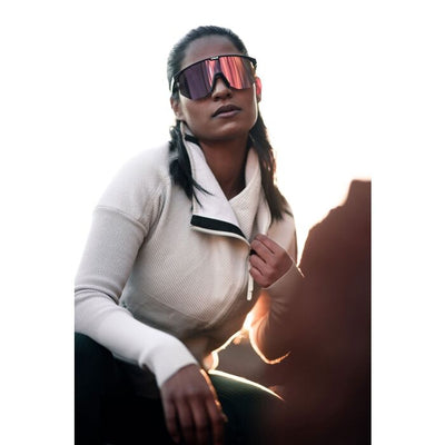 BLIZ Hero Güneş Gözlüğü Transparent Dark Grey Frame Brown With Red Multi Lens ZB70100642