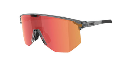BLIZ Hero Güneş Gözlüğü Transparent Dark Grey Frame Brown With Red Multi Lens ZB70100642