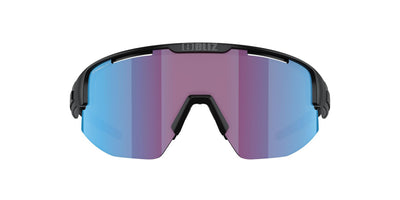 BLIZ Matrix Güneş Gözlüğü Matt Black Frame Nano Optics Nordic Light Begonia With Blue Multi Lens ZB70040333