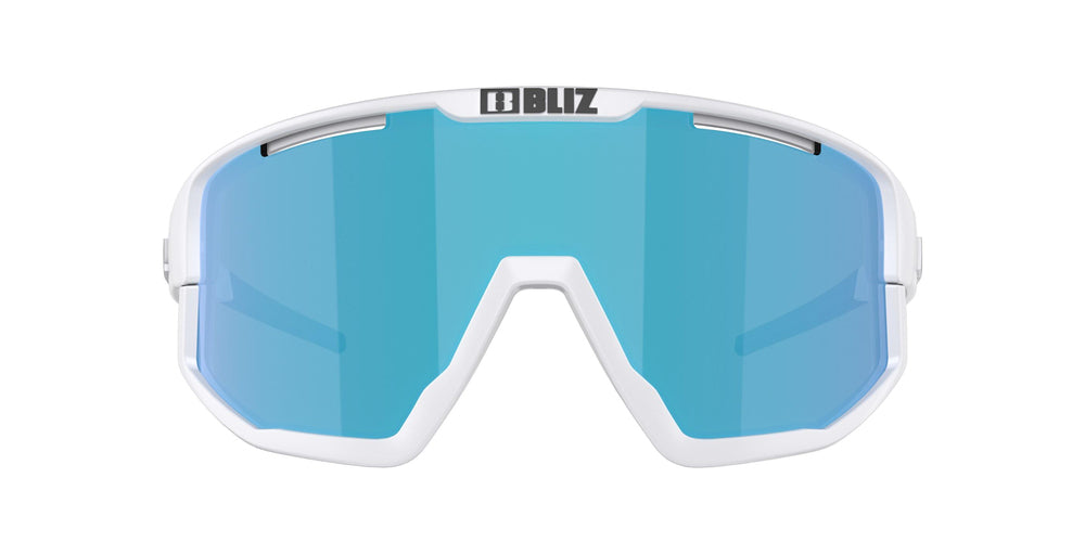 BLIZ Vision Optik Adaptör Uyumlu Güneş Gözlüğü Matt White Frame Smoke With Blue Multi Lens ZB70010437