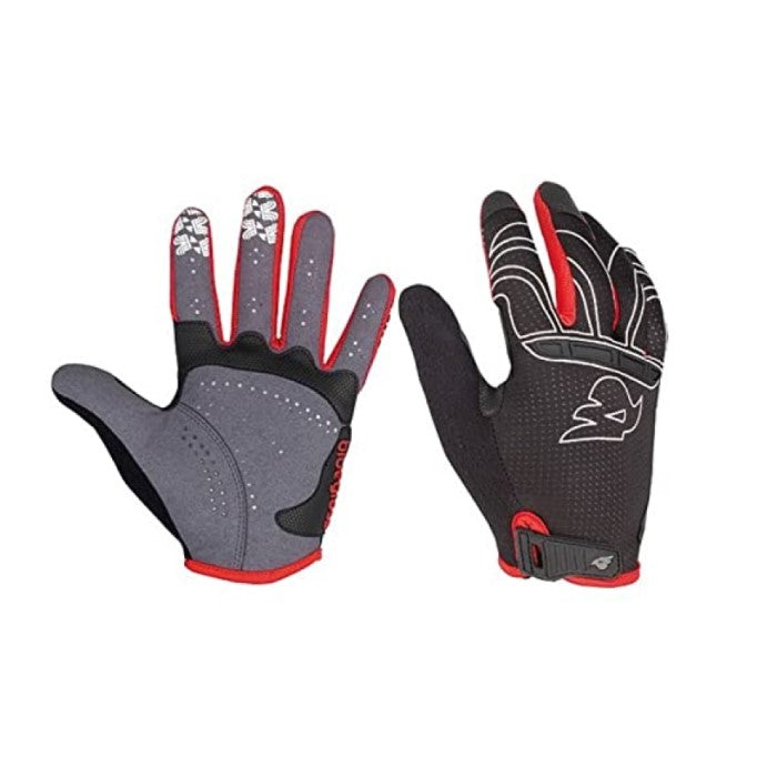 BlueGrass Lynx Long Finger Cycling Gloves M Red-Black