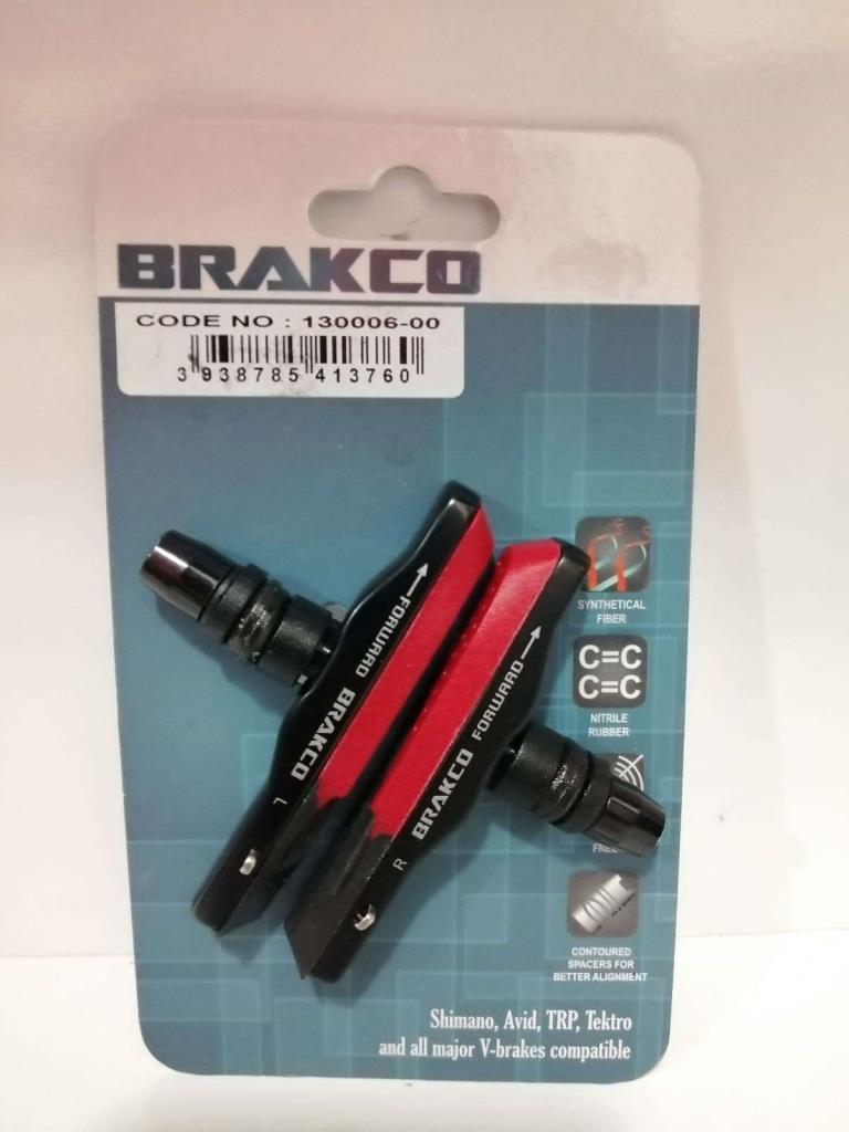 Brakco Bicycle Brake Shoe Set M-959VC 