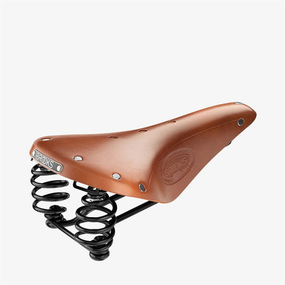 Brooks Flyer Deri Yaylı Bisiklet Selesi 175mm Bal Rengi B396H