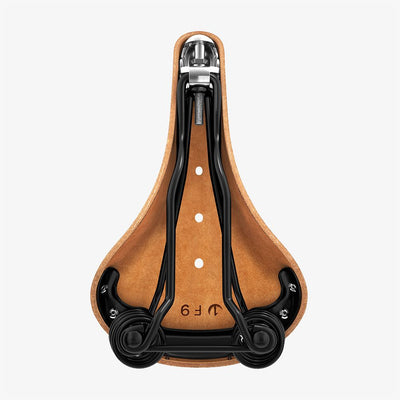 Brooks Flyer Leather Spring Bike Saddle 175mm Honey B396H