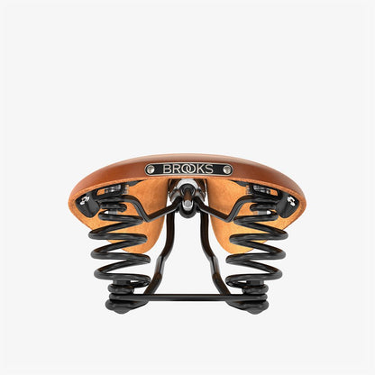 Brooks Flyer Deri Yaylı Bisiklet Selesi 175mm Bal Rengi B396H