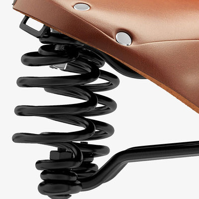 Brooks Flyer Leather Spring Bike Saddle 175mm Honey B396H