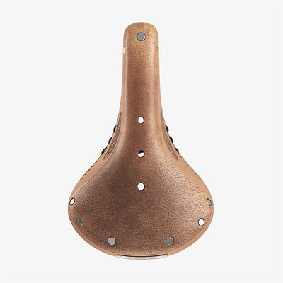 Седло велосипедное кожаное с мягкой пружиной Brooks Flyer B396 A07210