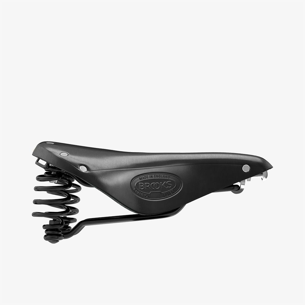 Brooks Flyer Yaylı Deri Bisiklet Selesi 175mm Siyah B396H