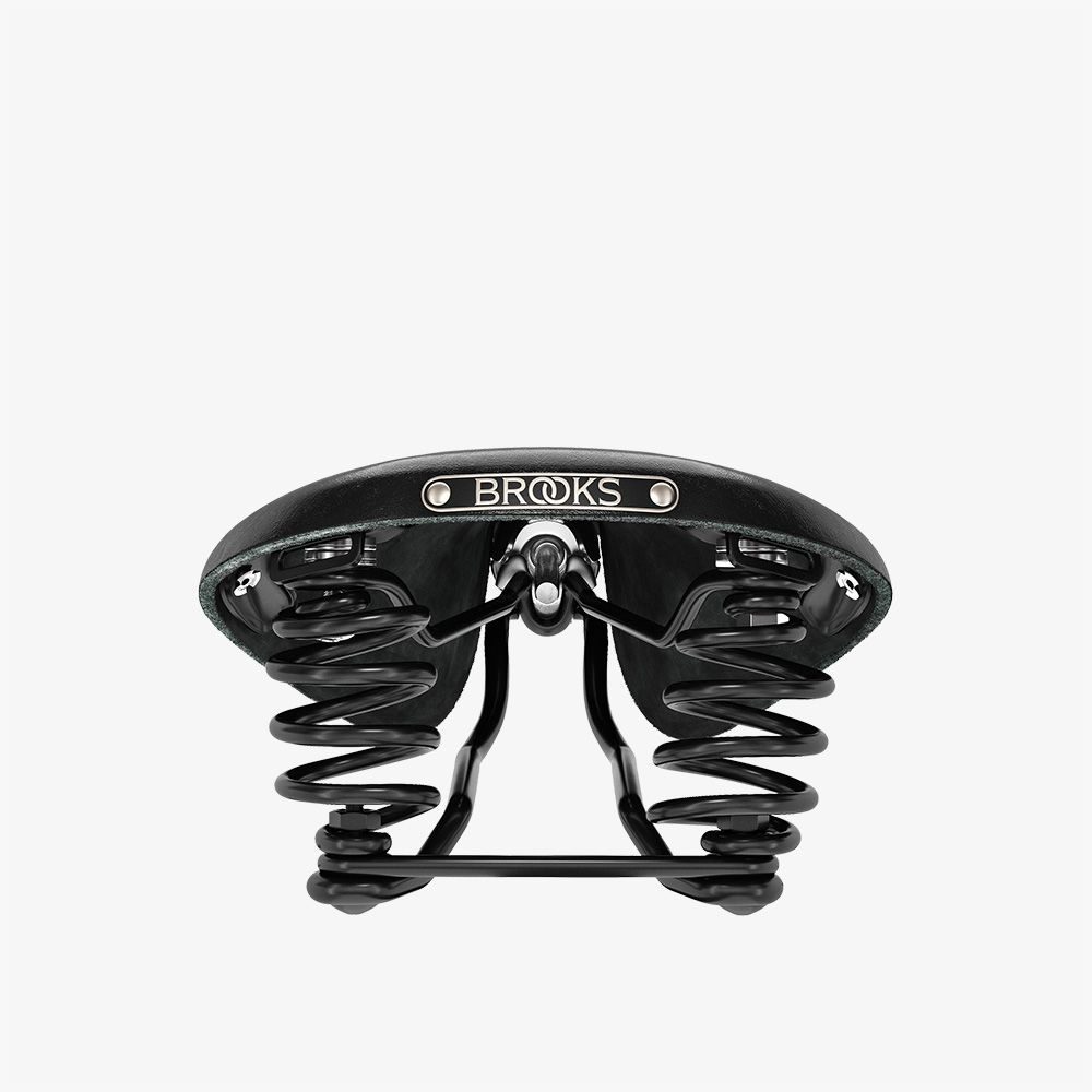 Brooks Flyer Yaylı Deri Bisiklet Selesi 175mm Siyah B396H