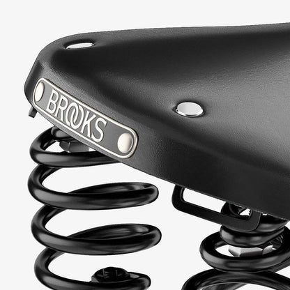 Brooks Flyer Yaylı Deri Bisiklet Selesi 175mm Siyah B396H
