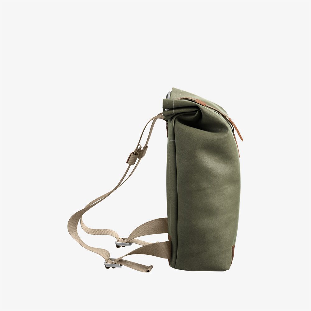 Brooks Pickwick Cotton Canvas Sırt Çantası 26LT Yeşil Kahve