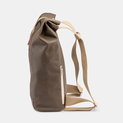 Brooks Pickwick Cotton Canvas Sırt Çantası Moss Kahverengi 26LT