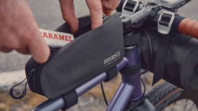 Brooks Scape Top Tube Frame Bike Bag 0.9LT Black