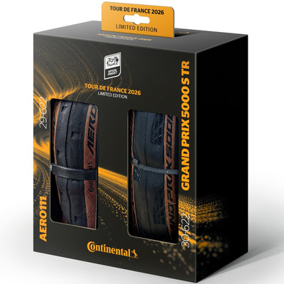 Continental Tour De France 2026 Limited Edition Özel Seri Grand Prix 5000 S TR + Aero111 Ön Arka Tubeless Lastik Seti 700x29/700x30C CO0165000