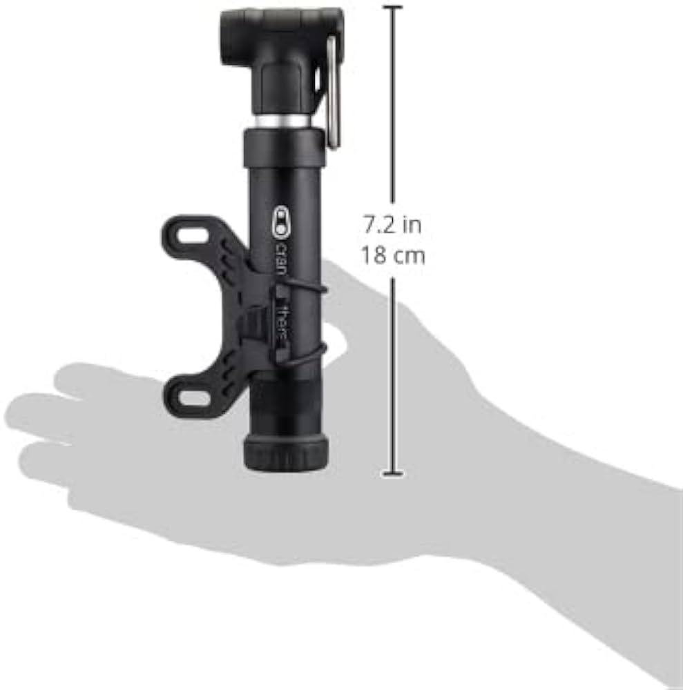 CrankBrothers Gem S Bike Pump Black 100Psi 16251