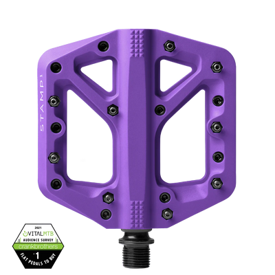 CrankBrothers Stamp 1 Bisiklet Pedalı Mor