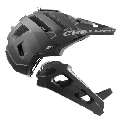 Cratoni Madroc Pro Full Face Bisiklet Kaskı Siyah 58-61cm M-L 114501H2