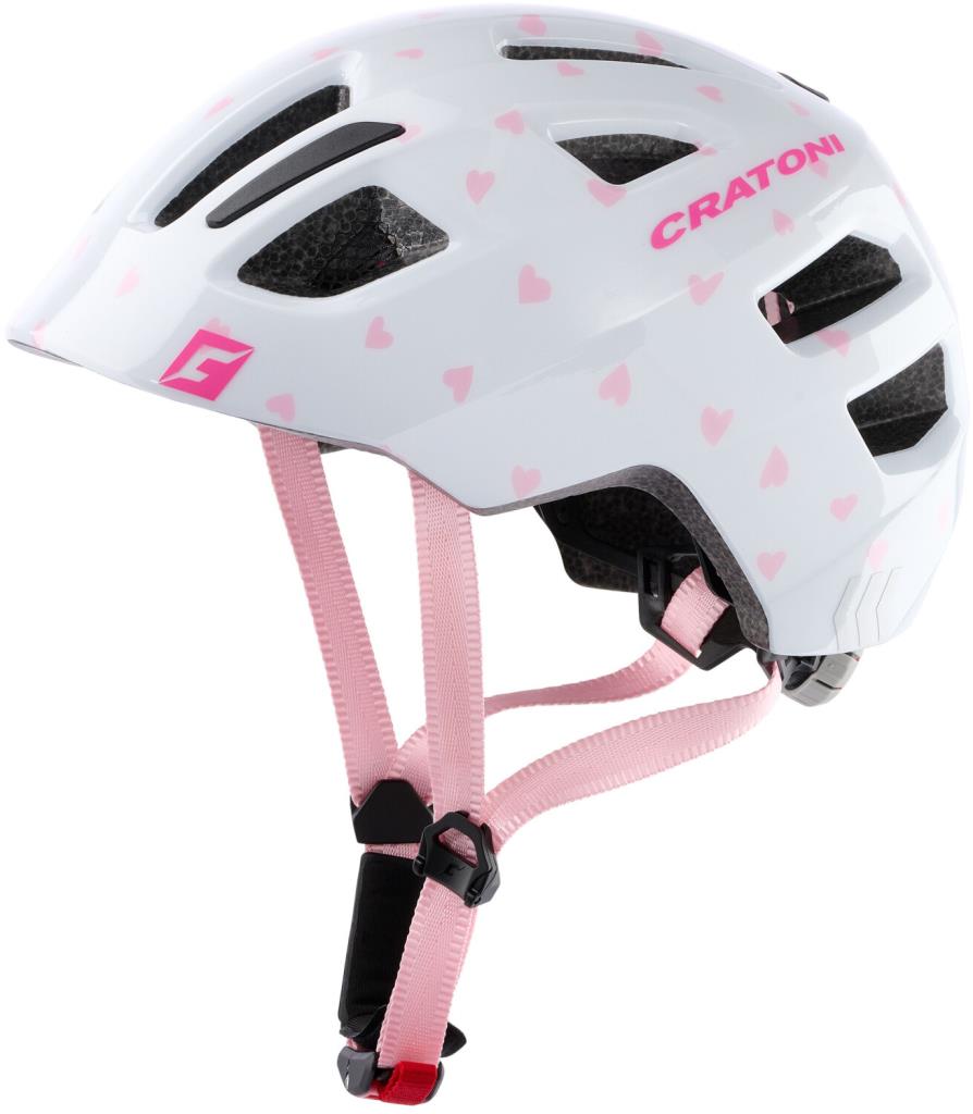 Cratoni MAXSTER Çocuk Kaskı Heart Rose Glossy S-M 51-56cm 111803H2