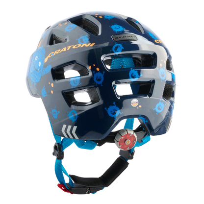 Cratoni MAXSTER Çocuk Kaskı Monster Blue Glossy S-M 51-56cm 111806H2