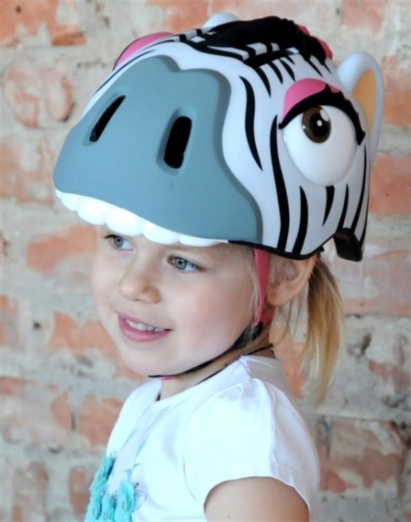 Crazy Safety Zebra Kids Helmet 49/55 Cm