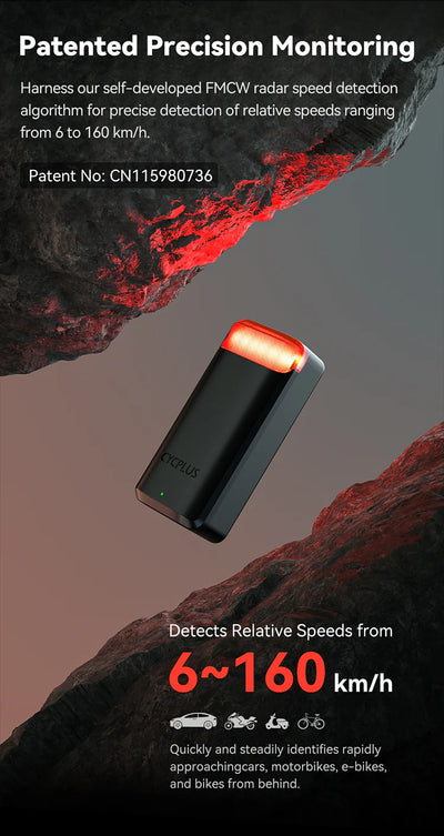 Cycplus L7 Bisiklet Radarı Işıklı RDR-100
