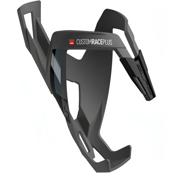 Elite Custom Race Plus Bicycle Water Bottle Cage Black Gray