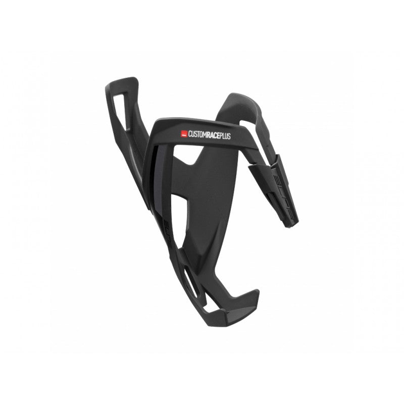 Elite Custom Race Plus Bicycle Water Bottle Cage Black Gray