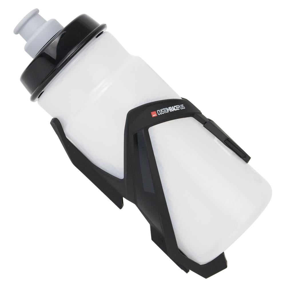 Elite Custom Race Plus Bicycle Water Bottle Cage Black Gray