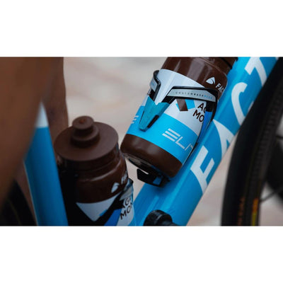 Elite Custom Race Plus Bicycle Water Bottle Cage Black Blue