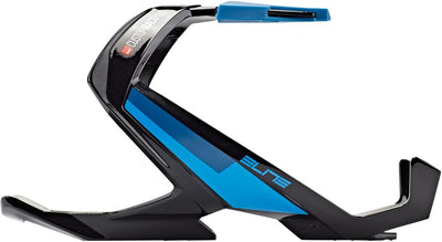 Elite Custom Race Plus Bicycle Water Bottle Cage Black Blue