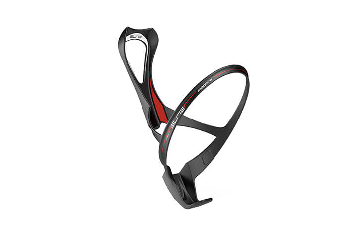 Elite Leggero Carbon Bike Bottle Cage Black Red