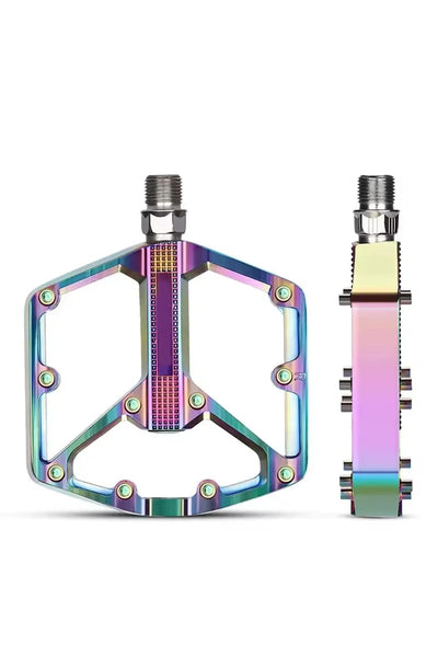 Forte GT Aluminum Platform Bicycle Pedal Rainbow XBYC-1818