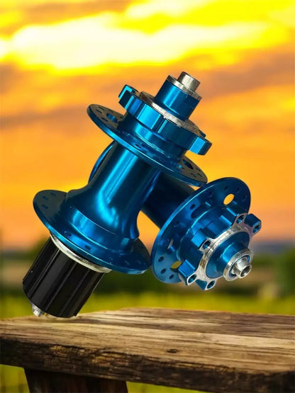 Forte GT Hub Sesli Ön Arka Göbek Seti Mavi XYBC-680 Mandallı 6 Vida Disk