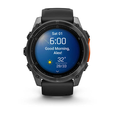 Наручные мультиспортивные GPS-часы Garmin Fenix ​​8 Premium с AMOLED-экраном, 51 мм, артикул 010-02905-00 