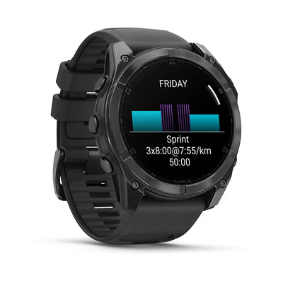 Наручные мультиспортивные GPS-часы Garmin Fenix ​​8 Premium с AMOLED-экраном, 51 мм, артикул 010-02905-00 