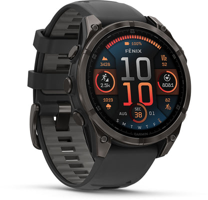 Garmin Fenix 8 Premium Multisport GPS Kol Saati Sapphire Amoled 47mm  010-02904-21