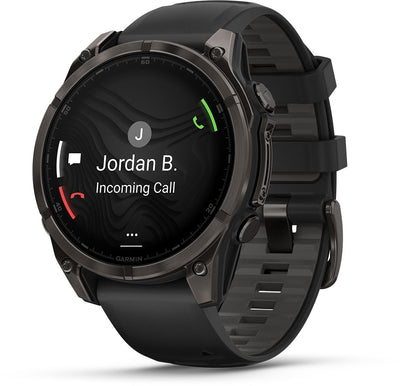 Наручные мультиспортивные GPS-часы Garmin Fenix ​​8 Premium с сапфировым AMOLED-экраном, 47 мм, артикул 010-02904-21 