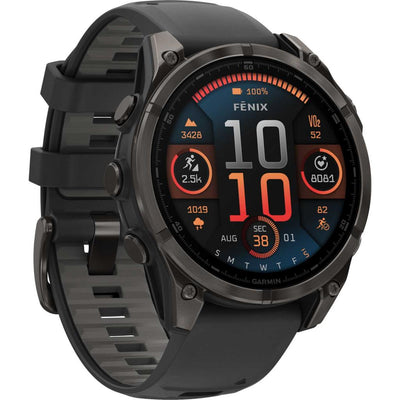 Наручные мультиспортивные GPS-часы Garmin Fenix ​​8 Premium с сапфировым AMOLED-экраном, 47 мм, артикул 010-02904-21 