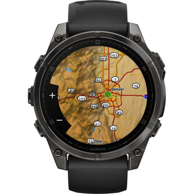 Наручные мультиспортивные GPS-часы Garmin Fenix ​​8 Premium с сапфировым AMOLED-экраном, 47 мм, артикул 010-02904-21 