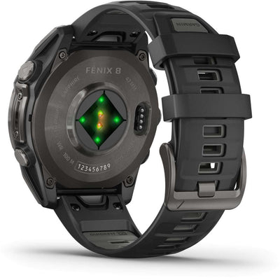 Наручные мультиспортивные GPS-часы Garmin Fenix ​​8 Premium с сапфировым AMOLED-экраном, 47 мм, артикул 010-02904-21 