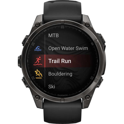 Наручные мультиспортивные GPS-часы Garmin Fenix ​​8 Premium с сапфировым AMOLED-экраном, 47 мм, артикул 010-02904-21 