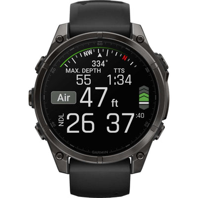 Наручные мультиспортивные GPS-часы Garmin Fenix ​​8 Premium с сапфировым AMOLED-экраном, 47 мм, артикул 010-02904-21 
