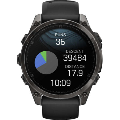 Наручные мультиспортивные GPS-часы Garmin Fenix ​​8 Premium с сапфировым AMOLED-экраном, 47 мм, артикул 010-02904-21 